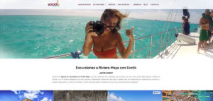 Trabajo realizado para la agencia de viajes a la Riviera Maya Exotic Mayan Tours